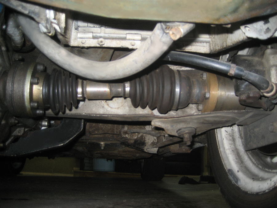 Custom made double CV Joint rear axle