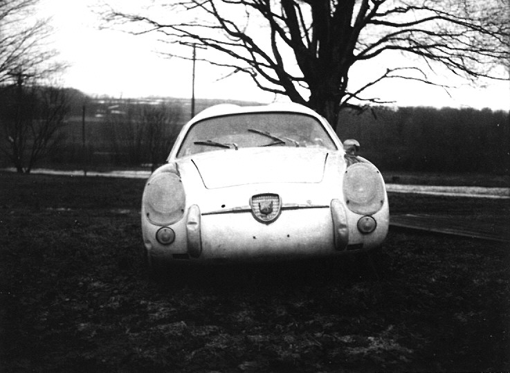 Unrestored Abarth, front view