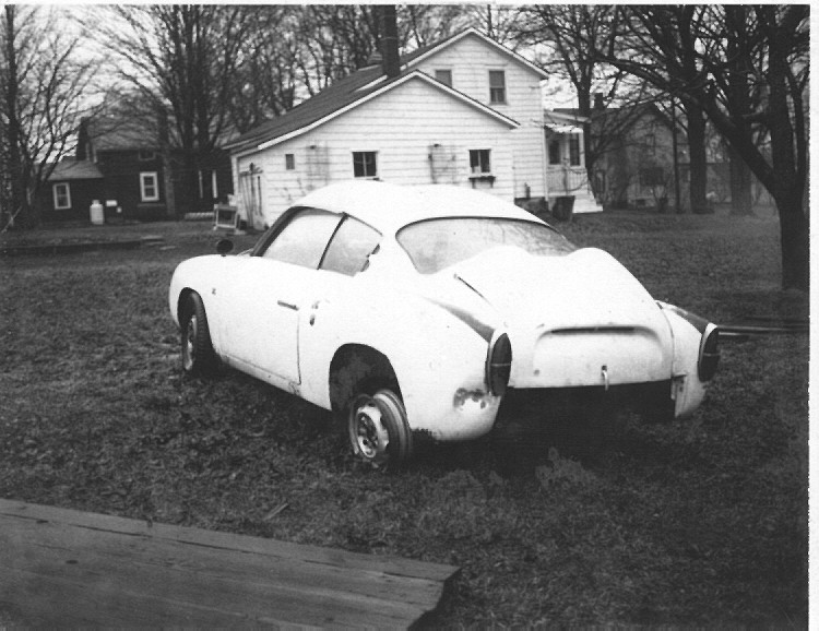 Unrestored Abarth, rear view