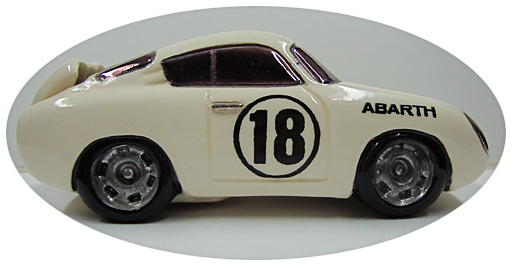 Abarth Zagato 750 ceramic model by Scott Schleh.
