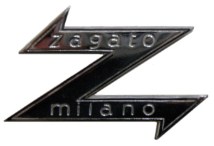The iconic logo of the house of Zagato